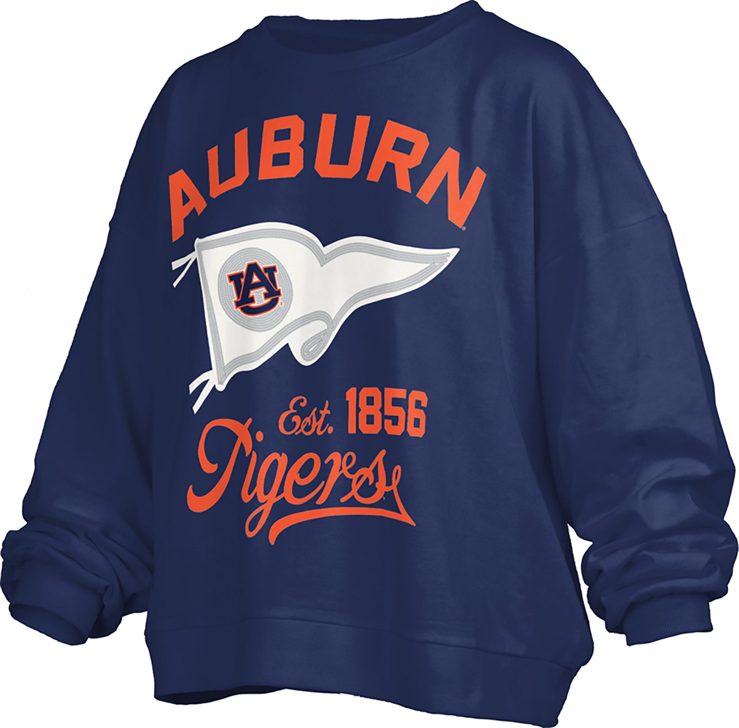 Pressbox Women's Auburn Old Standard Puff Janise Oversize Crew Sweatshirt - view number 3