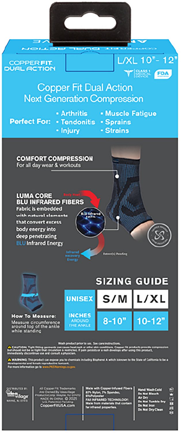 Copper Fit Mobilizer Ankle Compression Sleeve - view number 8