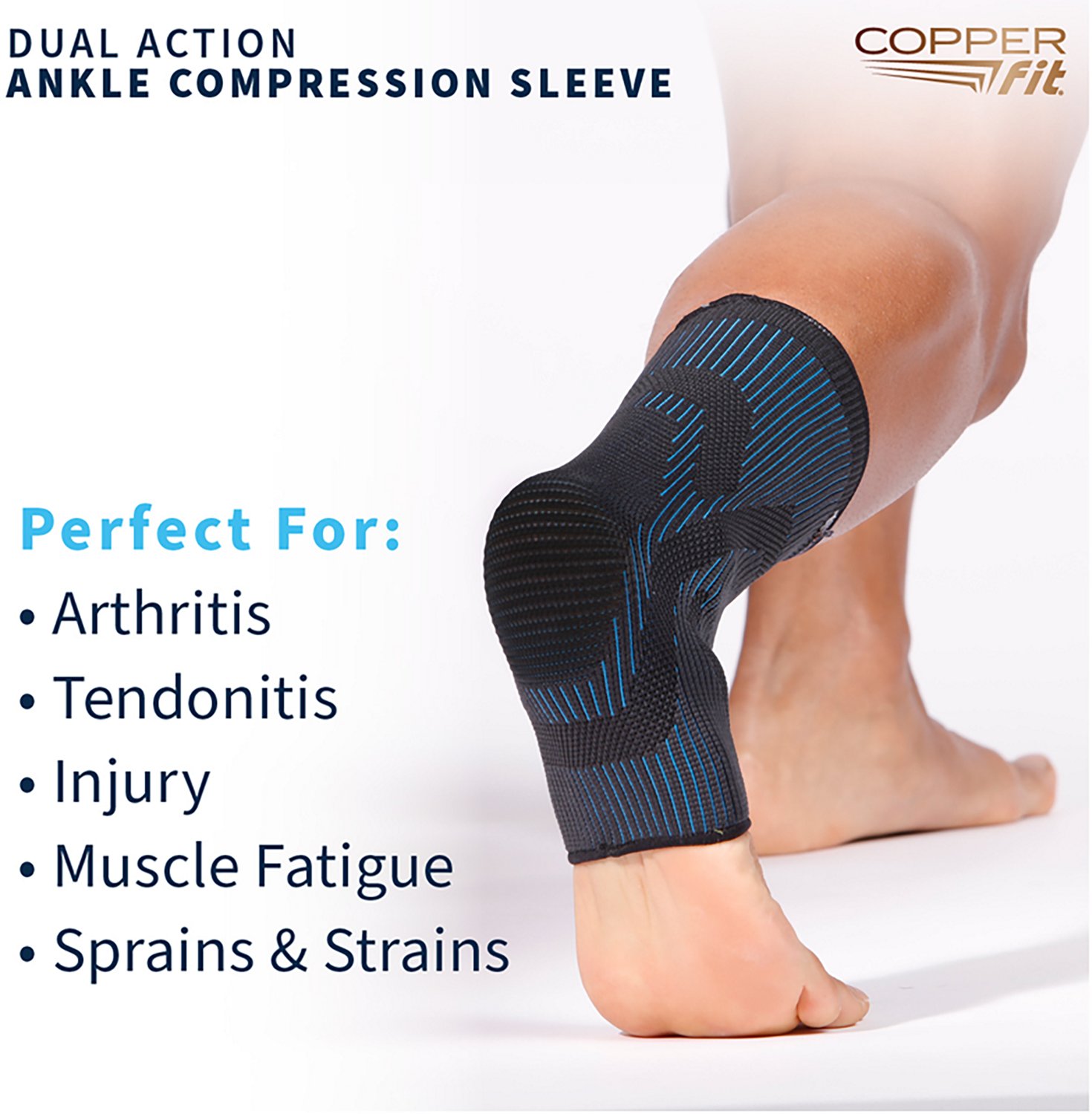 Copper Fit Mobilizer Ankle Compression Sleeve - view number 3