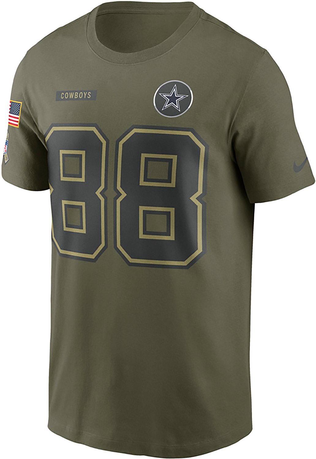 Nike Men's Dallas Cowboys CeeDee Lamb Salute To Service Player Name & Number Short Sleeve T-shirt - view number 2