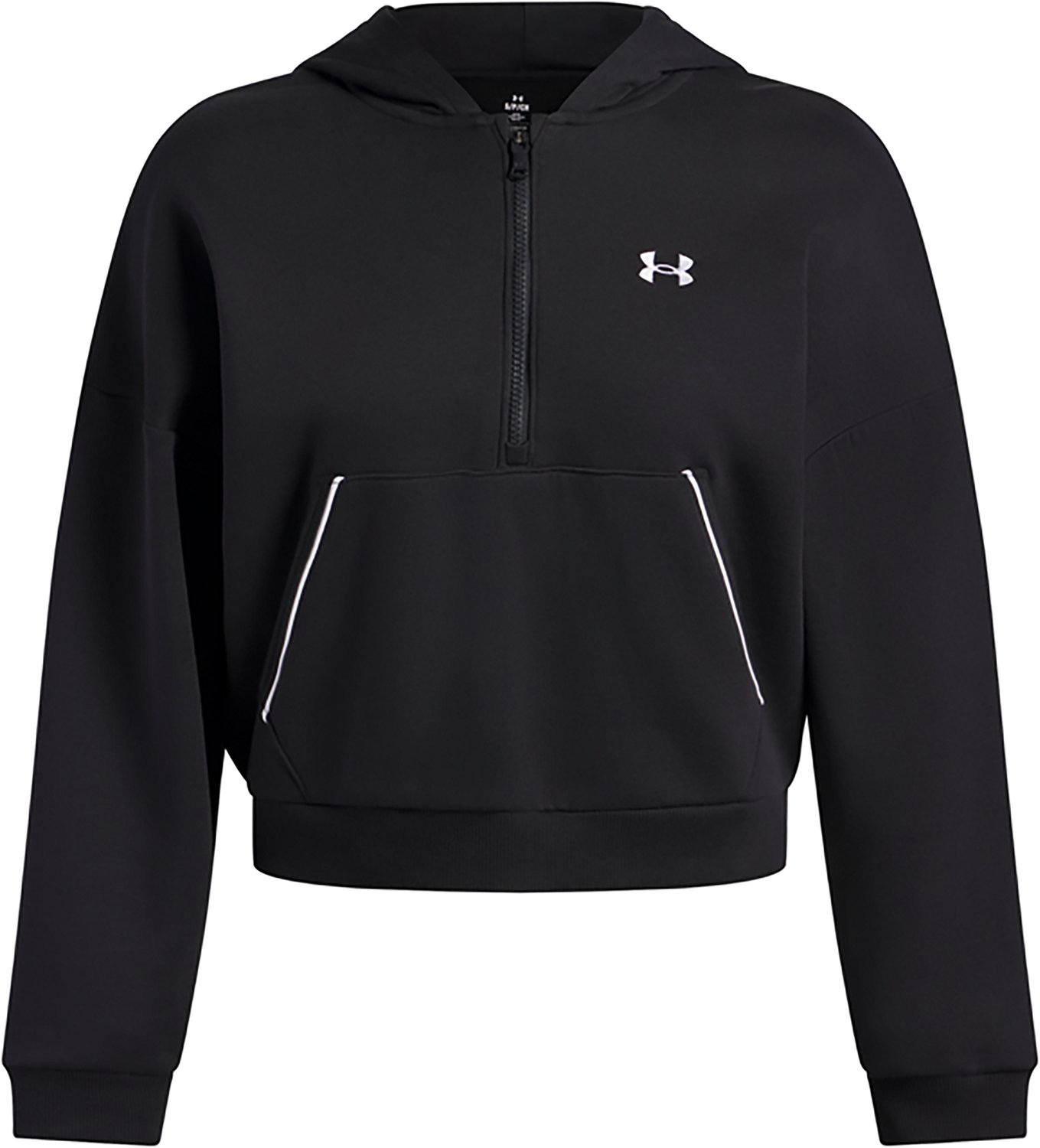 Under Armour Women's Rival Fleece Piped 1/2-Zip Hoodie - view number 3