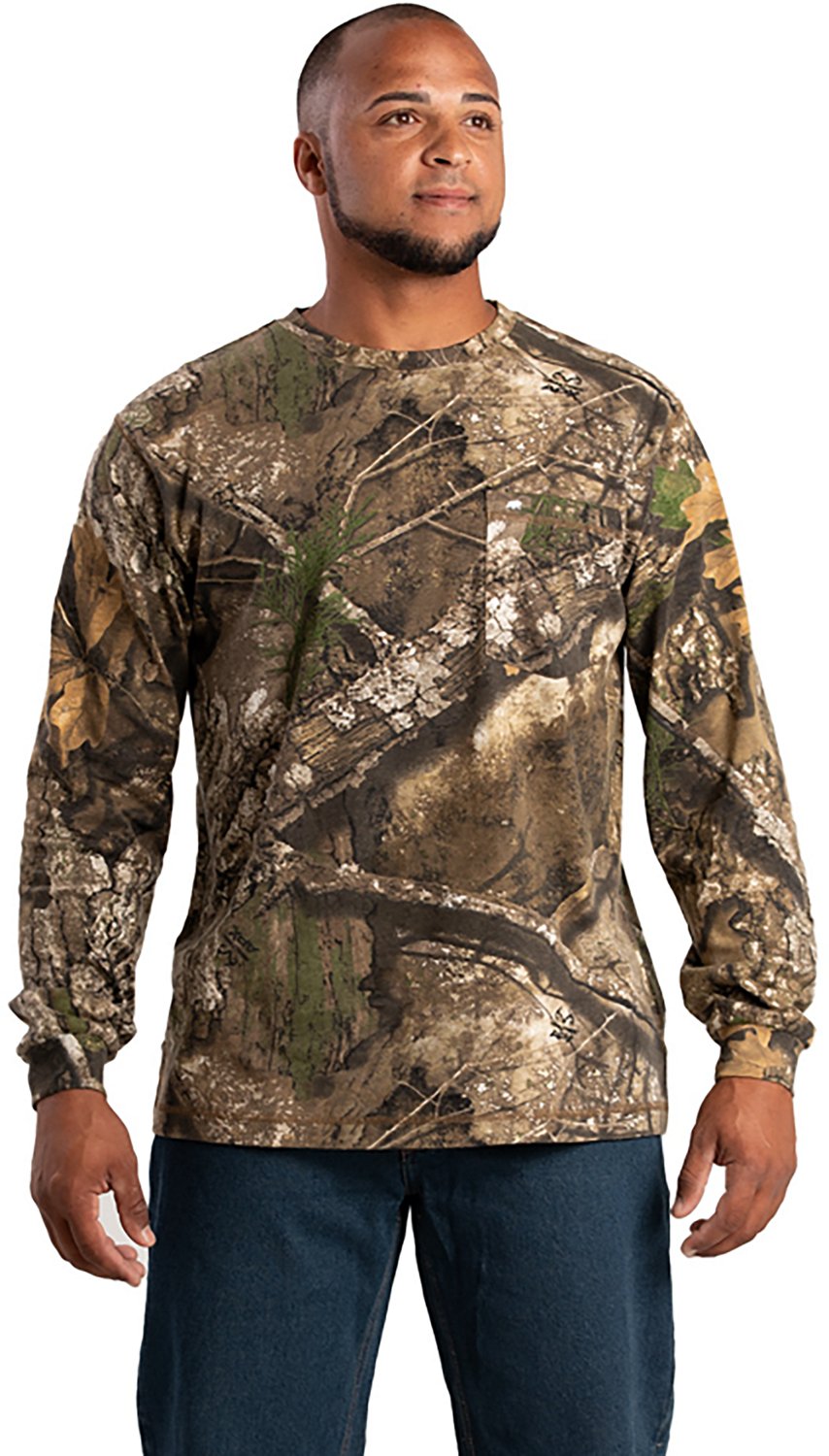 Berne Men's Performance Camo Long Sleeve T-shirt
