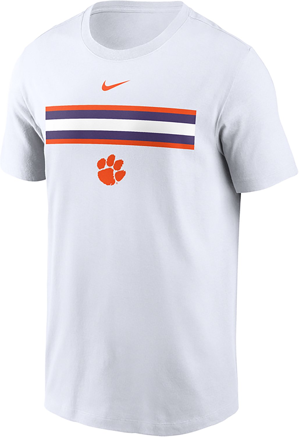 Nike Men's Clemson Stripe Cotton T-shirt - view number 2