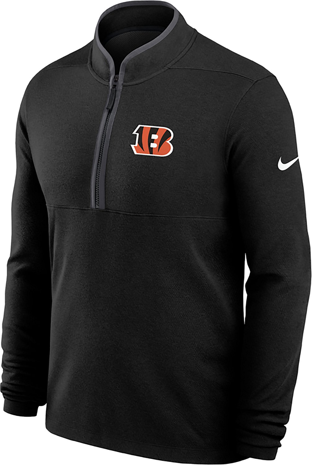 Nike Men's Bengals Victory Long Sleeve 1/2 Zip - view number 2