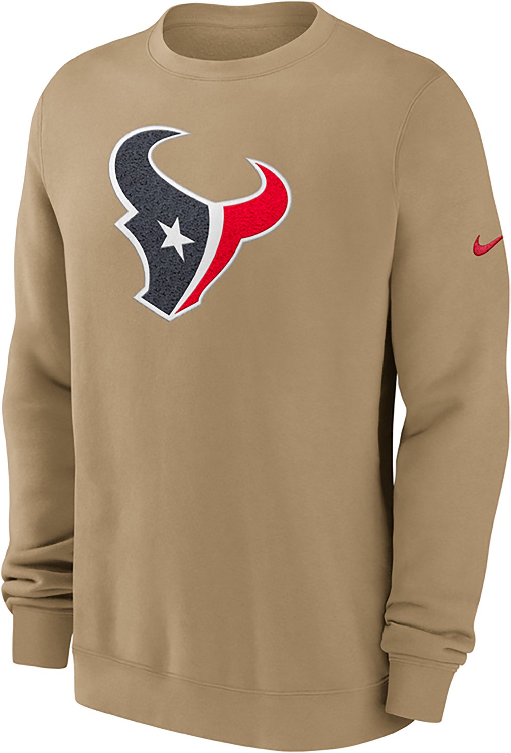 Nike Men's Houston Texans Rewind Club Crew Sweatshirt - view number 2