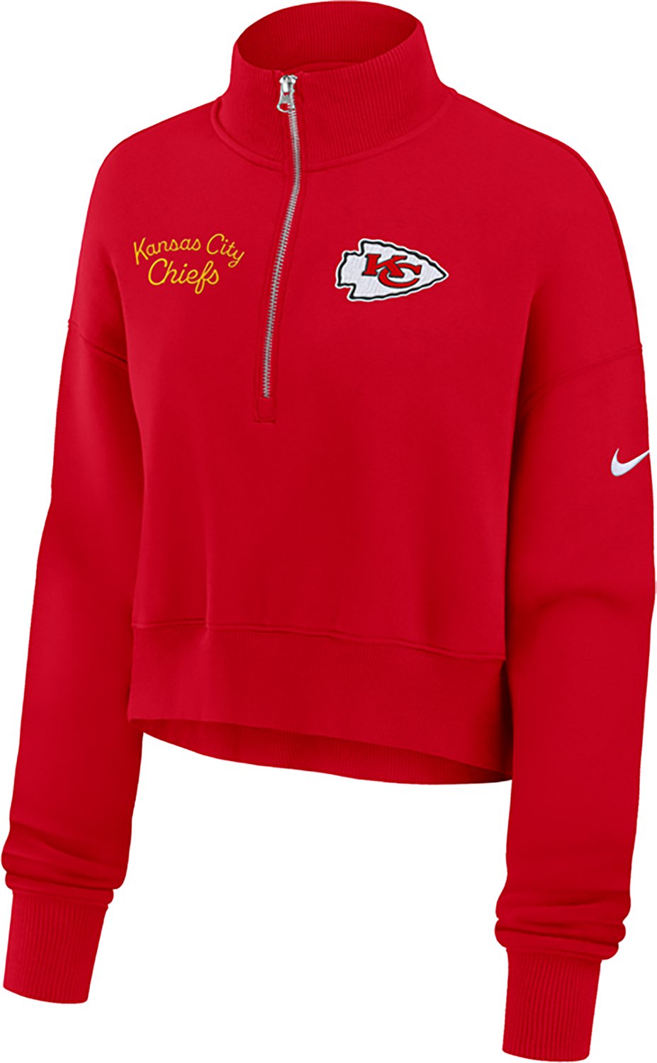 Nike Women's Chiefs Phoenix 1/4 Zip Pullover - view number 2