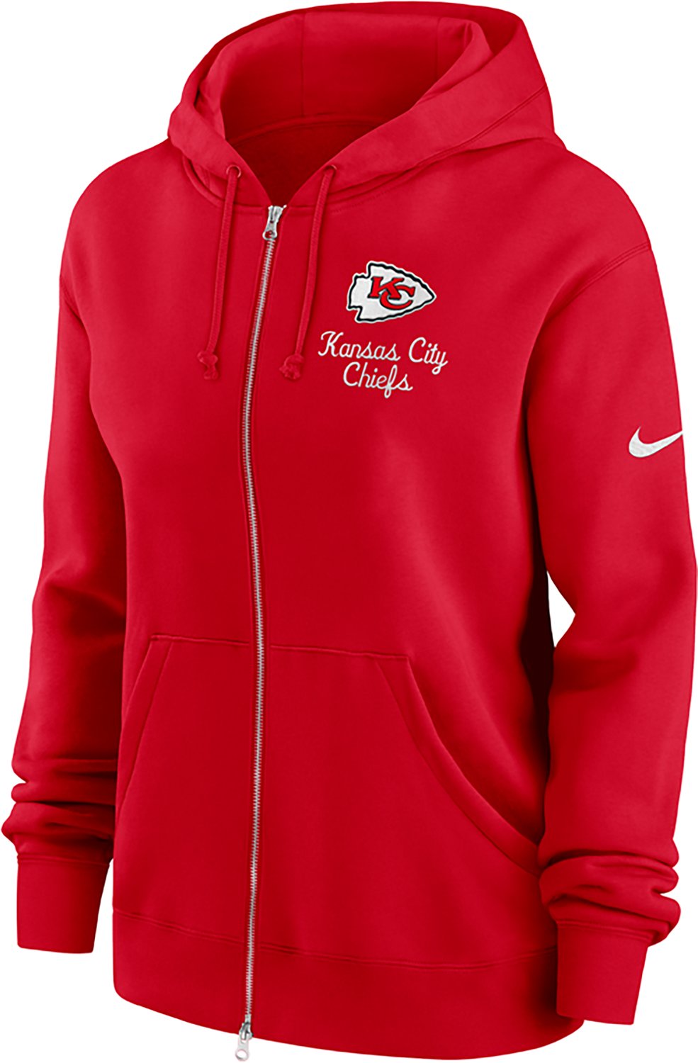 Nike Women's Chiefs Phoenix Rewind Long Sleeve Full Zip Hoodie - view number 2