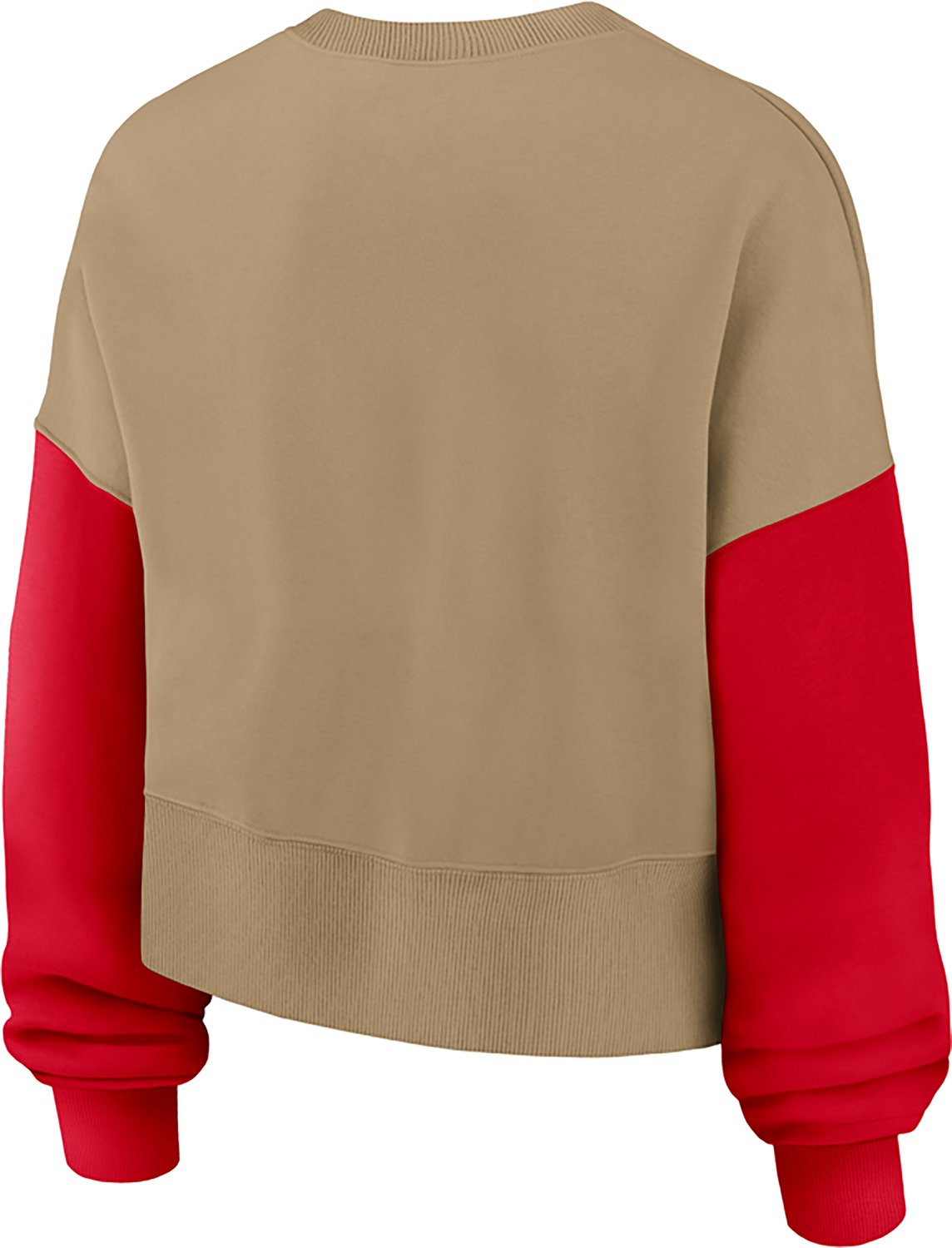 Nike Women's Chiefs Rewind Oversized Long Sleeve Crew Fleece - view number 3