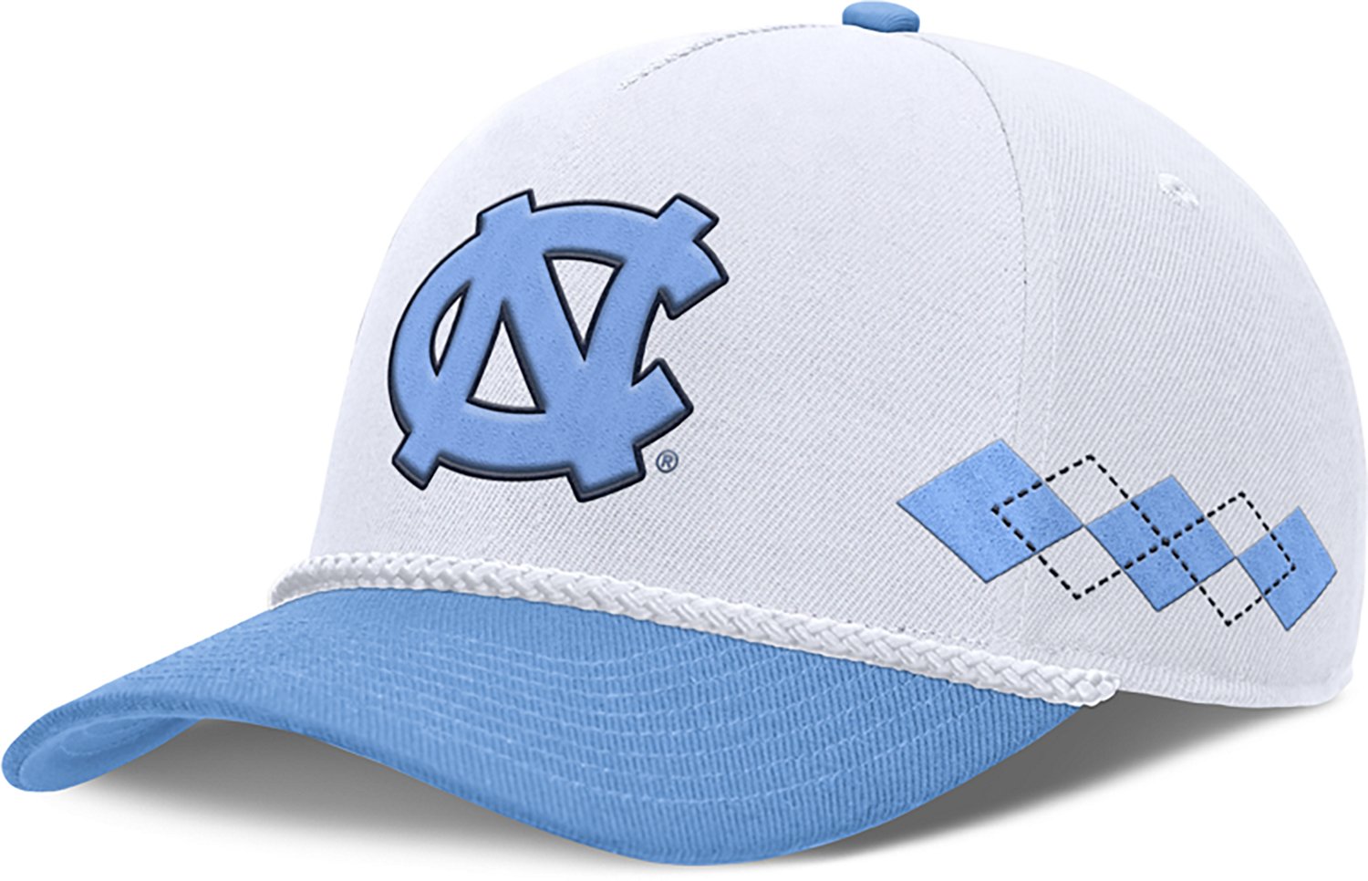 Jordan Men's UNC Argyle Structured Adjustable Rise Cap