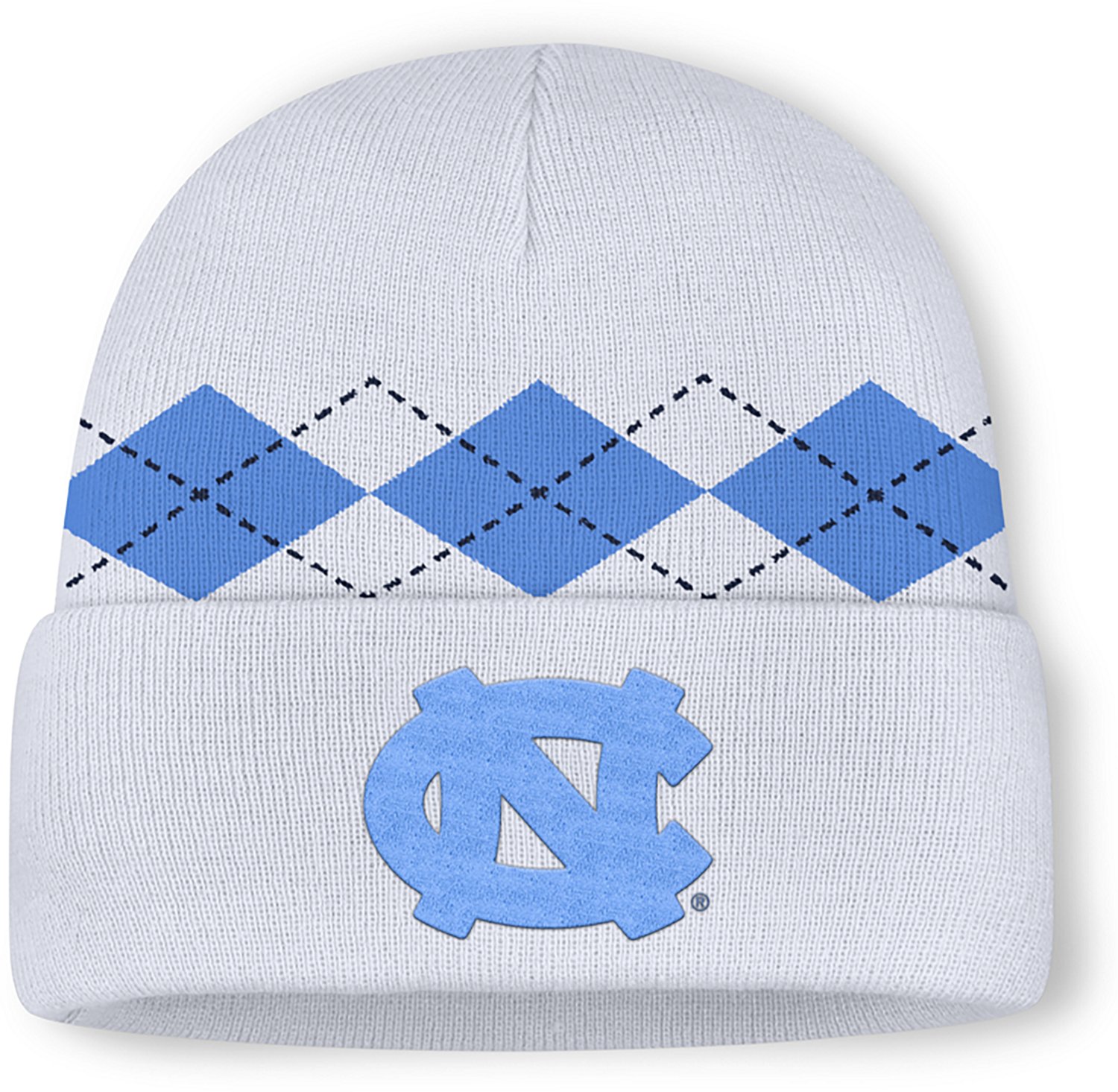 Jordan Men's UNC Argyle Utility Cuffed Beanie