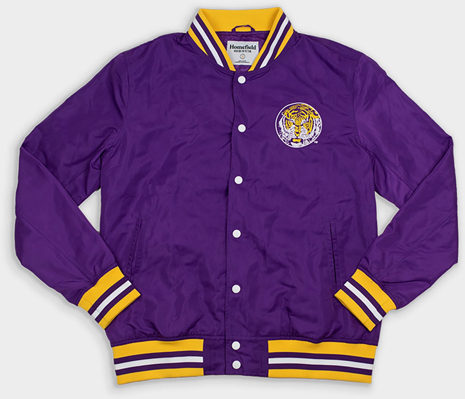 Homefield Men's Louisiana State University Vintage Bomber Jacket - view number 1