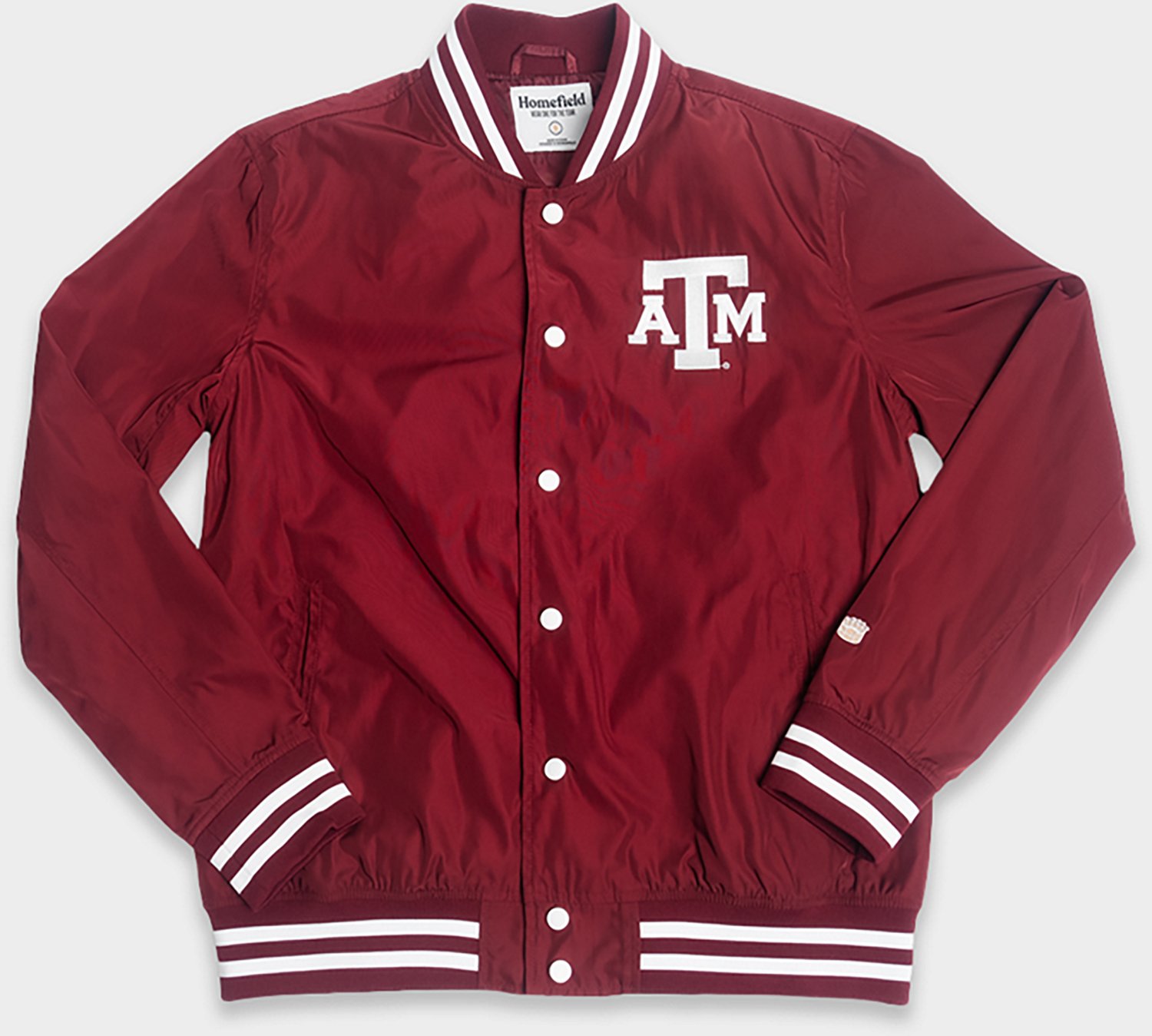 Homefield Men's Texas A&M University Vintage Bomber Jacket