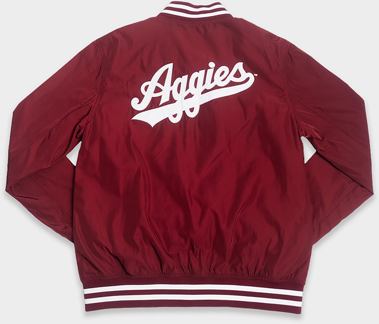 Homefield Men's Texas A&M University Vintage Bomber Jacket - view number 2