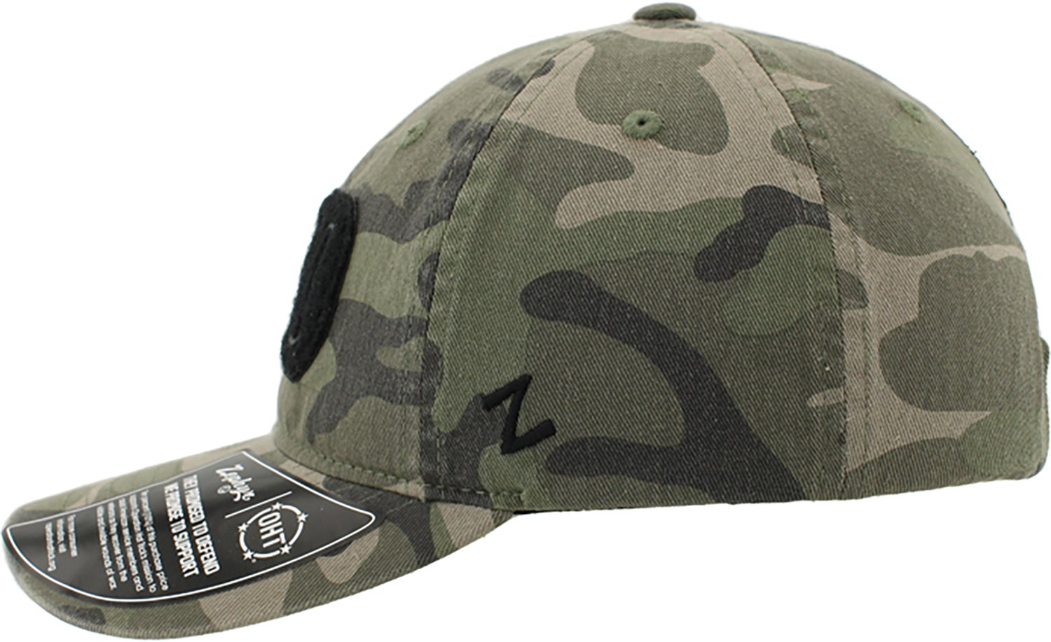 Zephyr Adults' Louisiana State University Tigers OHT Rank Maverick Relaxed Hat - view number 4