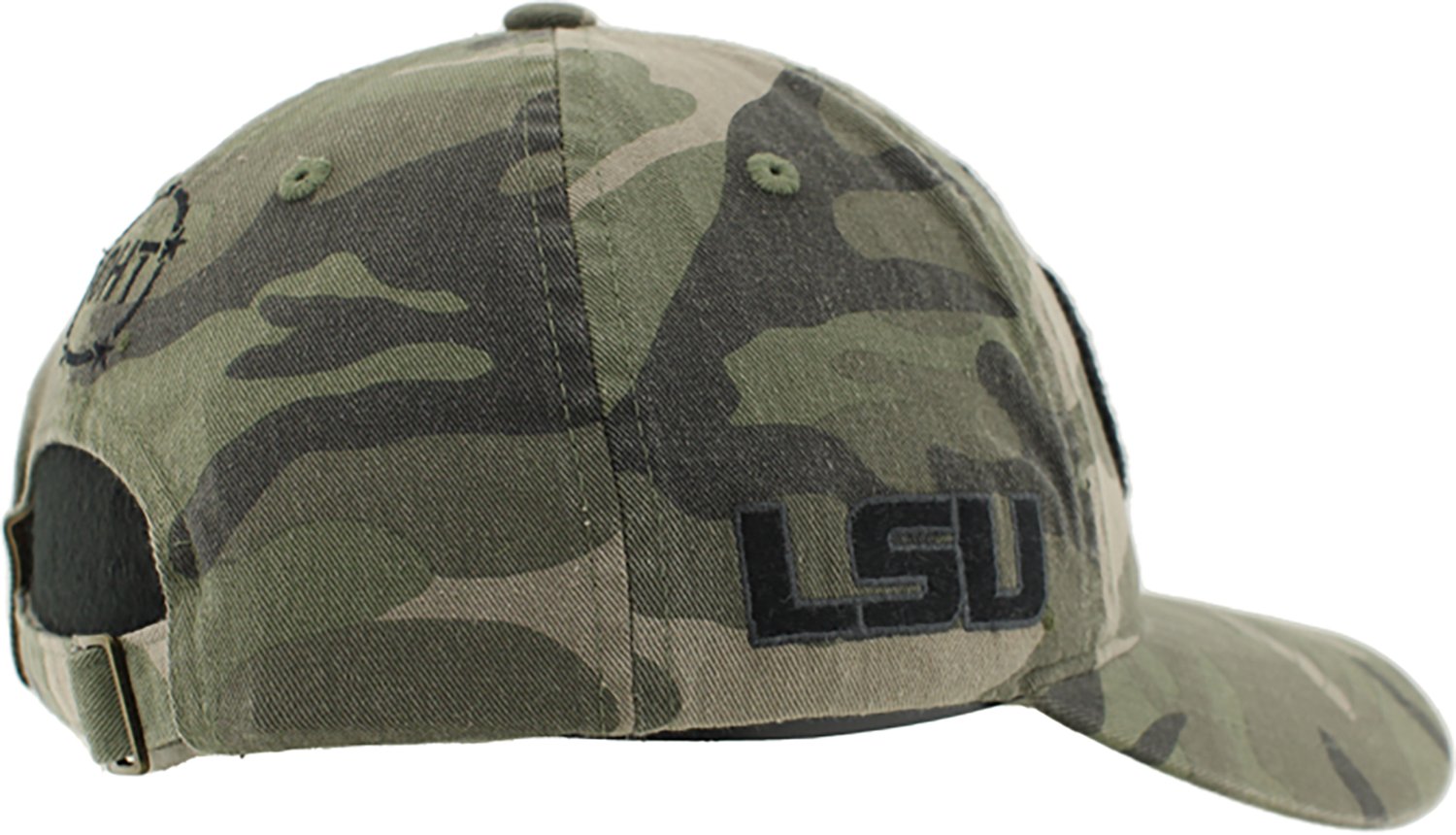 Zephyr Adults' Louisiana State University Tigers OHT Rank Maverick Relaxed Hat - view number 5