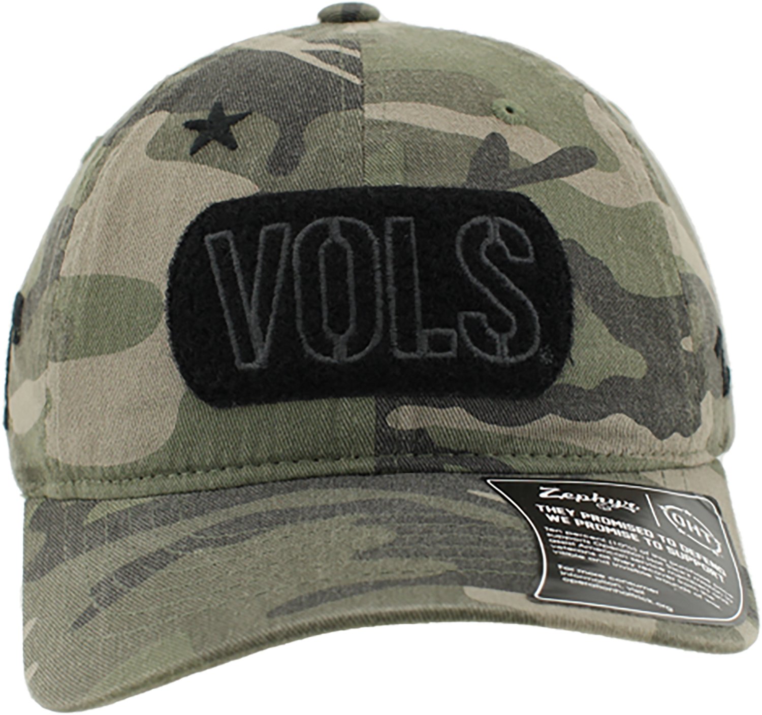 Zephyr Adults' University of Tennessee Volunteers OHT Rank Maverick Relaxed Hat - view number 5