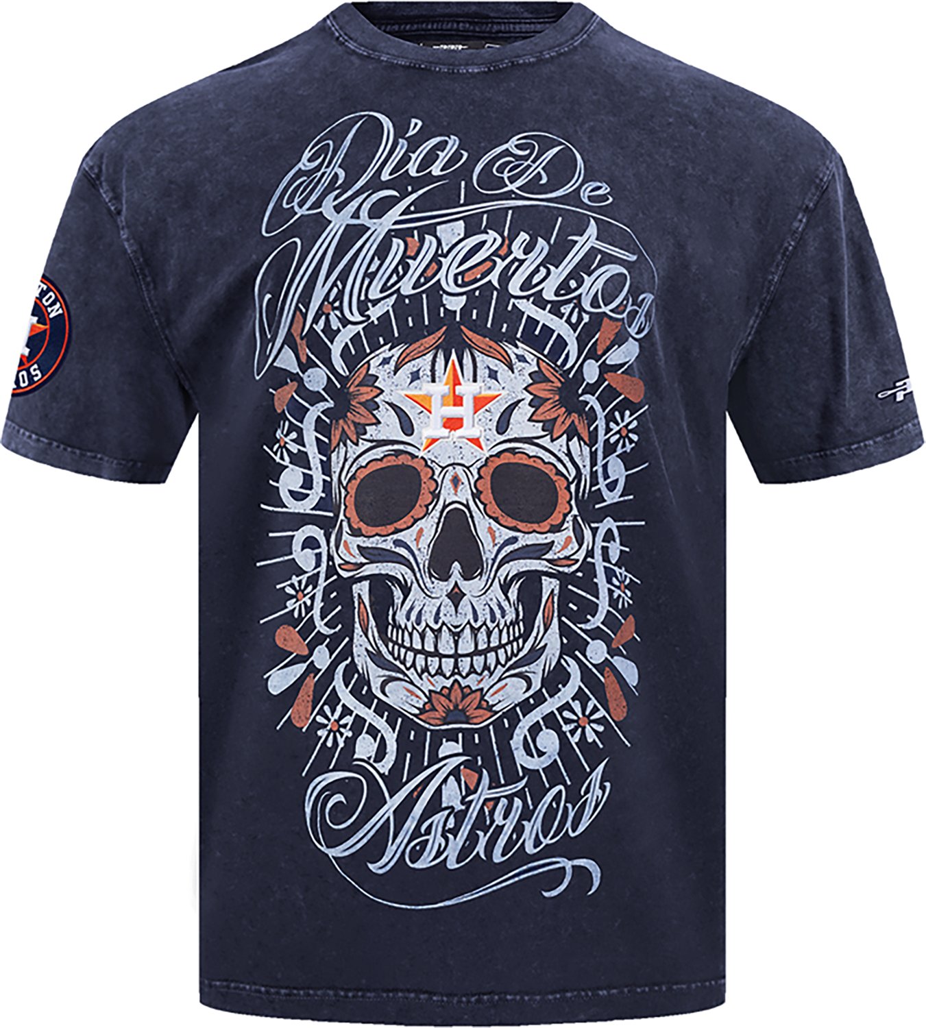Pro Standard Men's Houston Astros Eternal Skull Enzyme T-shirt - view number 3