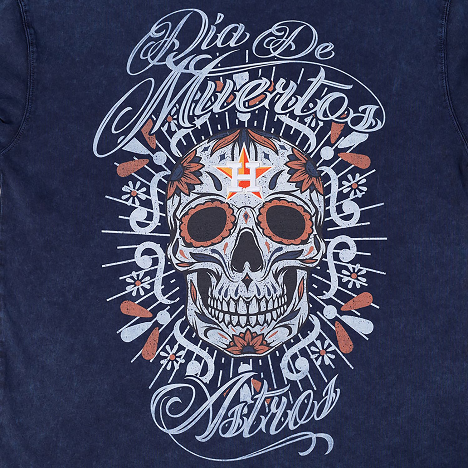 Pro Standard Men's Houston Astros Eternal Skull Enzyme T-shirt - view number 7