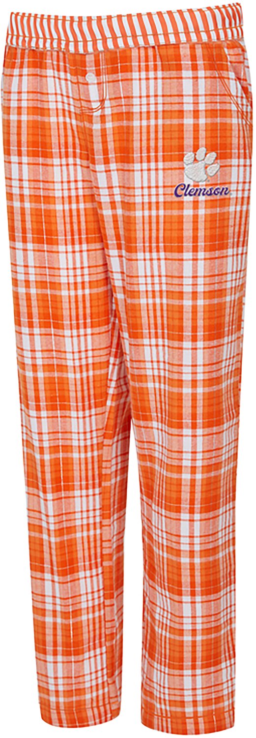 College Concepts Women's Clemson Laney Plaid Pants - view number 2