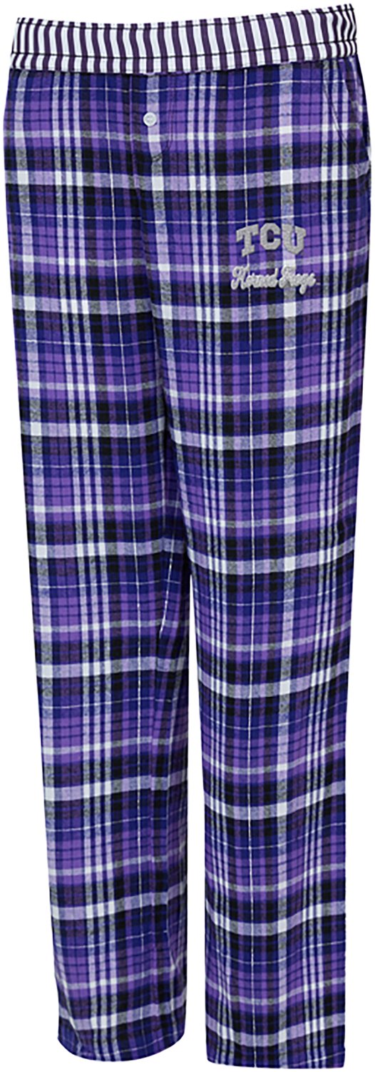 College Concepts Women's TCU Laney Plaid Pants