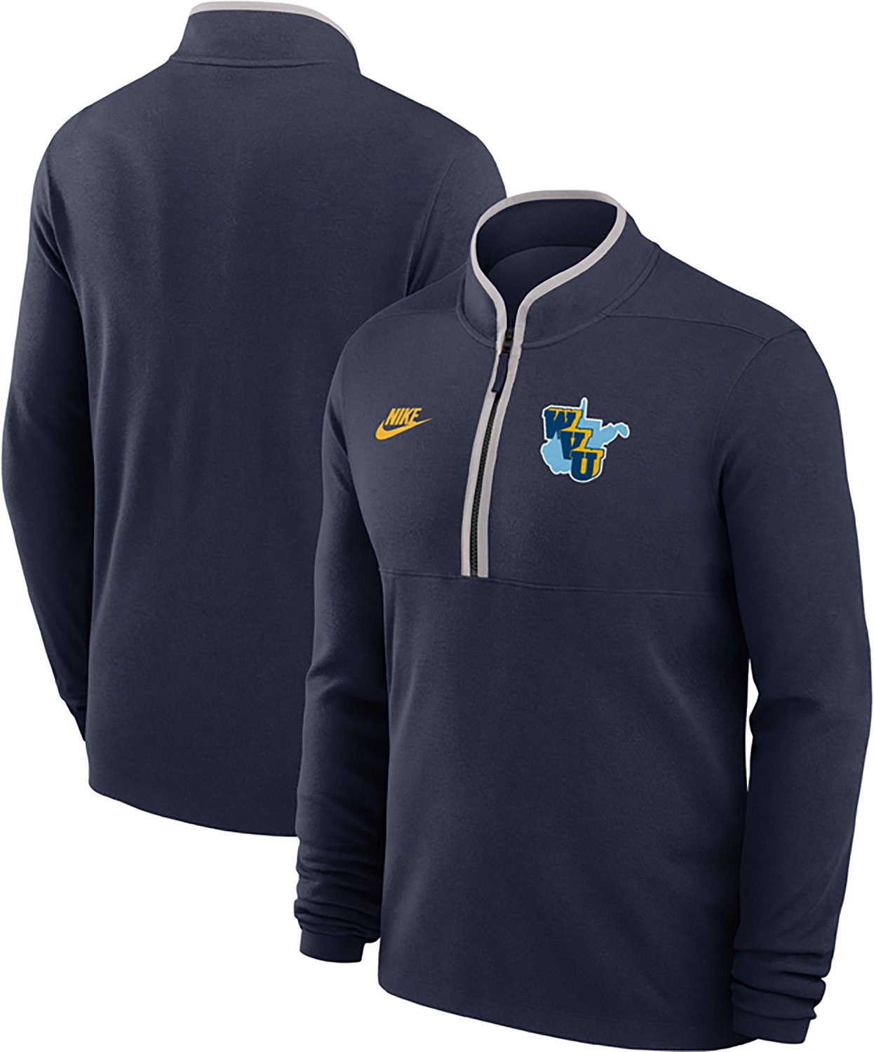 Nike Men's West Virginia 1965 Throwback Victory 1/2 Zip Pullover