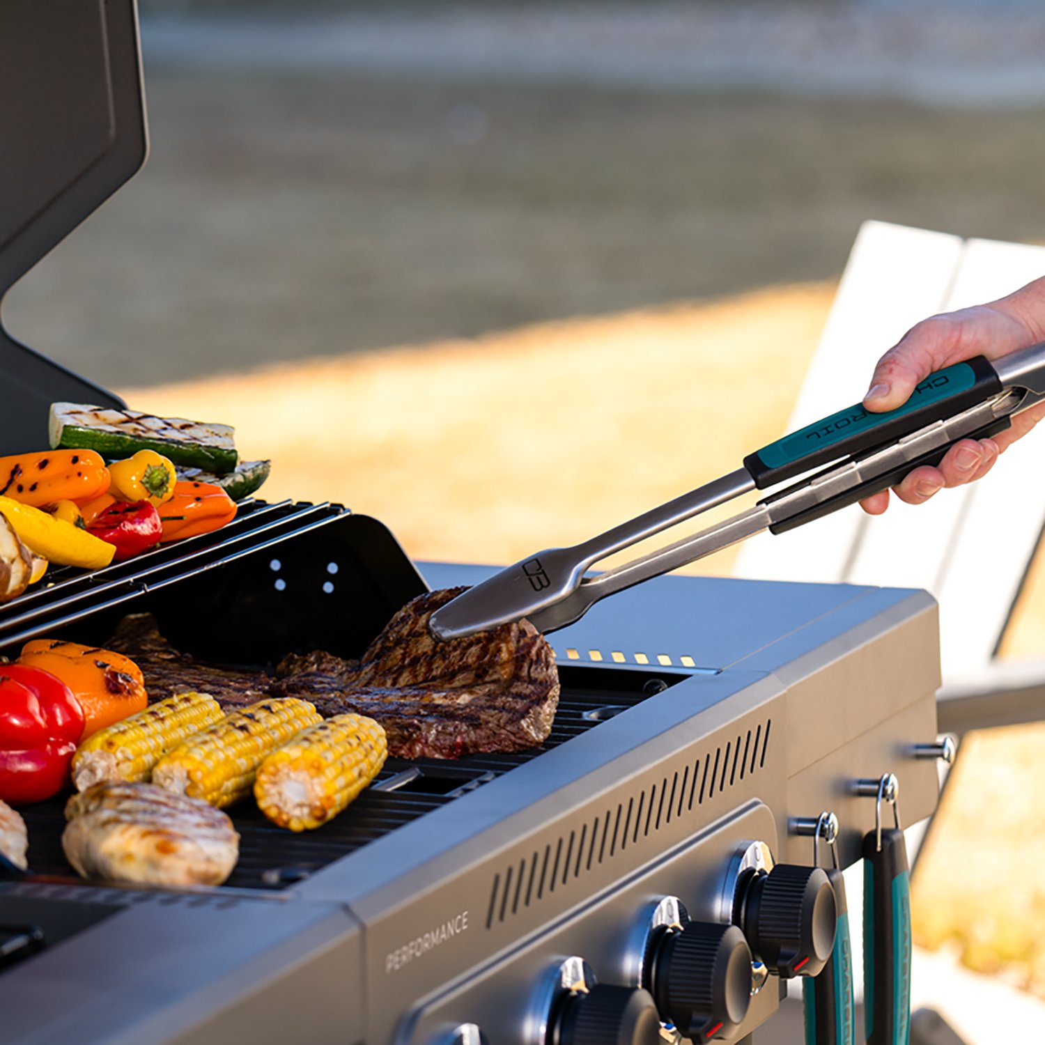 Charbroil Comfort-Grip Locking Grill Tongs - view number 3