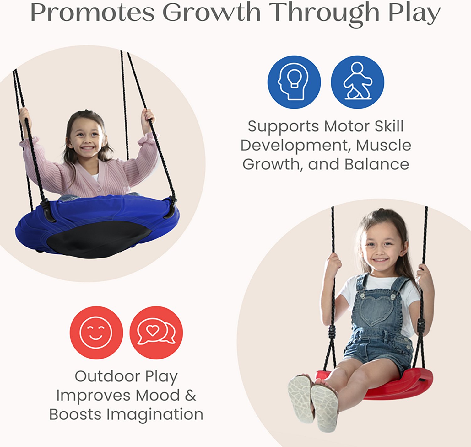 Delta Children FunZone Metal Swing Set 2 Swings 1 Disc Swing Slide