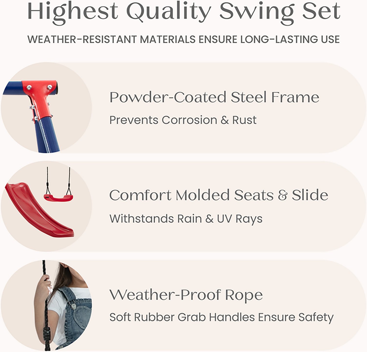 Delta Children FunZone Metal Swing Set 2 Swings 1 Disc Swing Slide