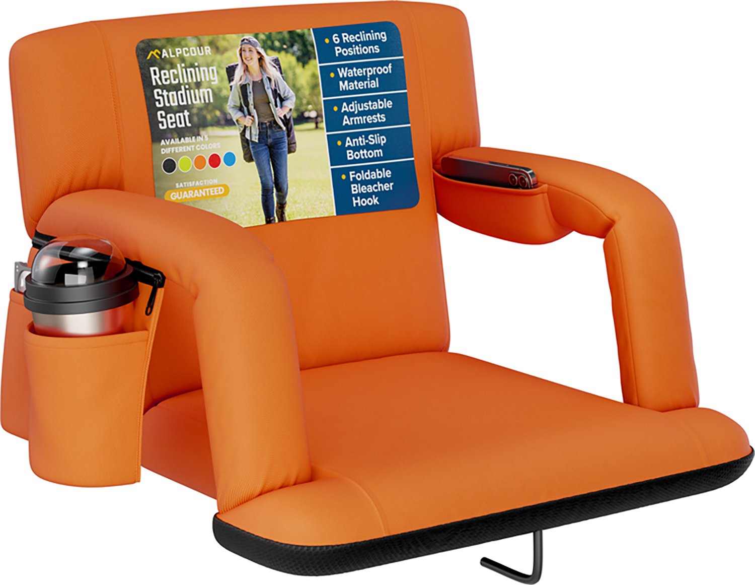 Alpcour Heated Reclining Stadium Seat - view number 2