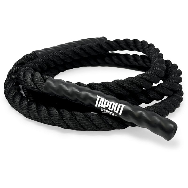Tapout 9.5' Battle Rope, Black