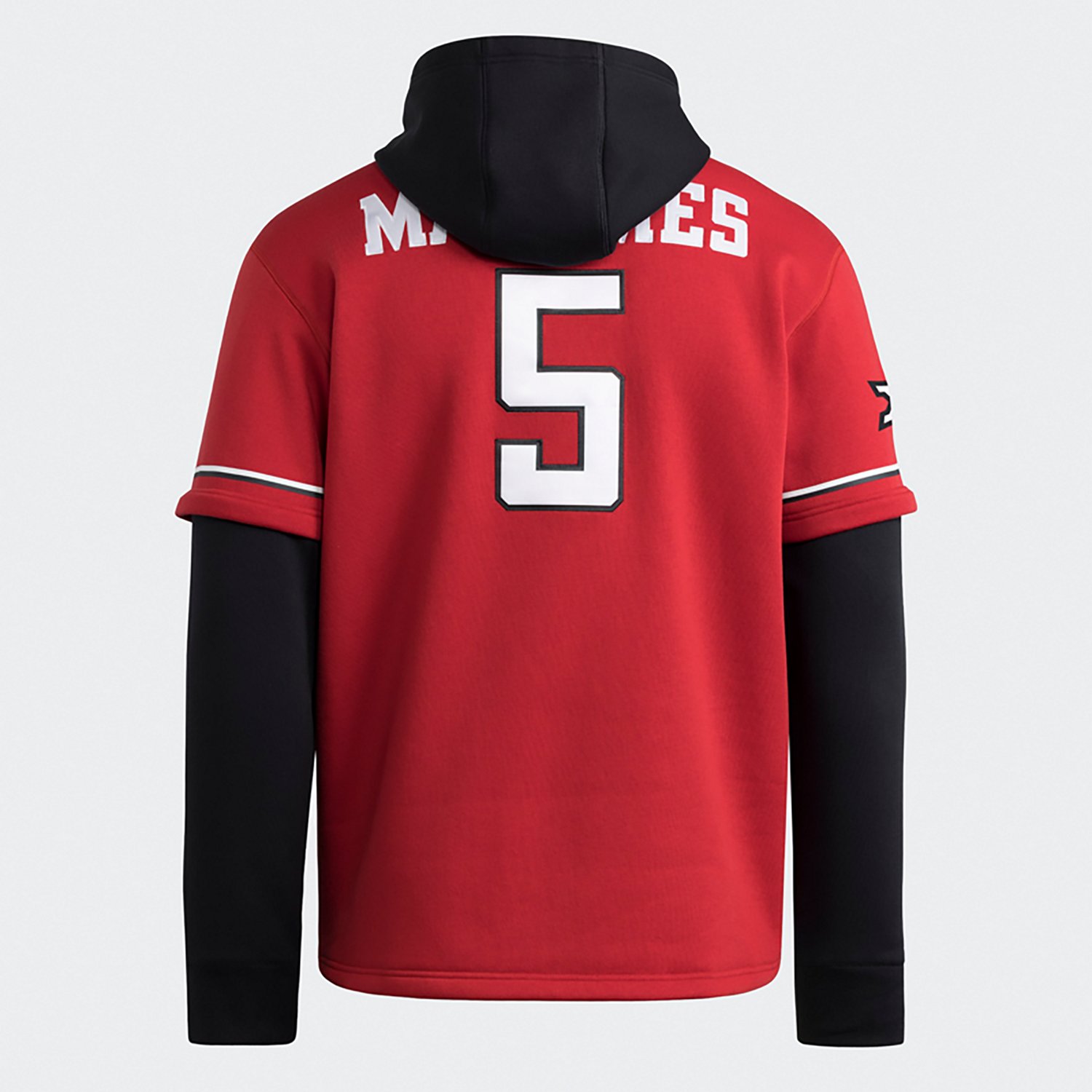 adidas Men's Texas Tech University Patrick Mahomes Jersey Hoodie - view number 2