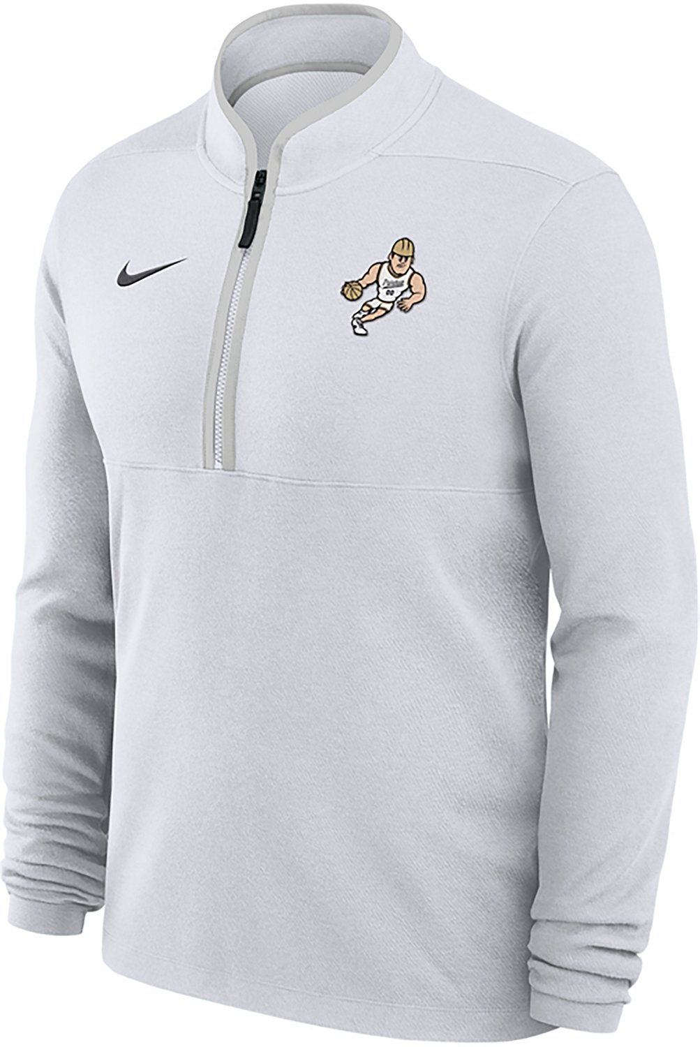 Nike Men's Purdue University Boilermakers Dribbling Pete Victory Quarter-zip Pullover