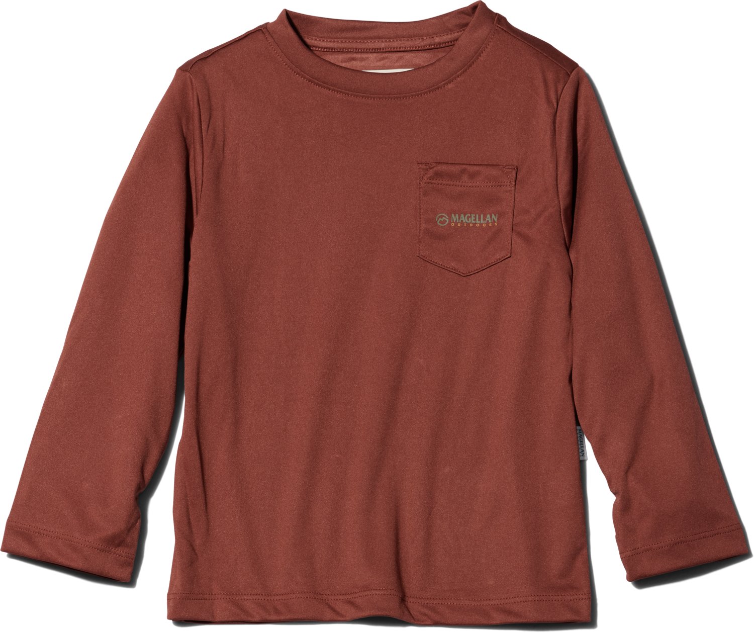 Magellan Outdoors Boys' Preschool T-Rex Camp GFX Fleece Long Sleeve Pocket Graphic T-Shirt - view number 2