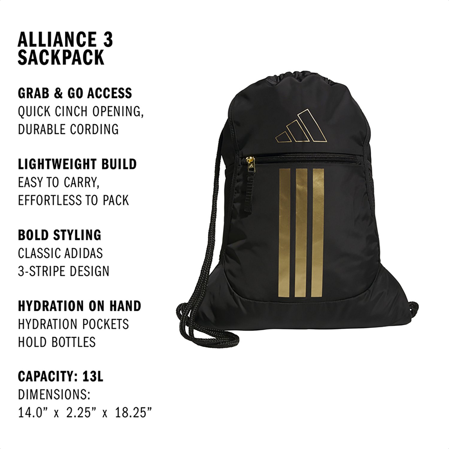 adidas Alliance 3 Sackpack - view number 4
