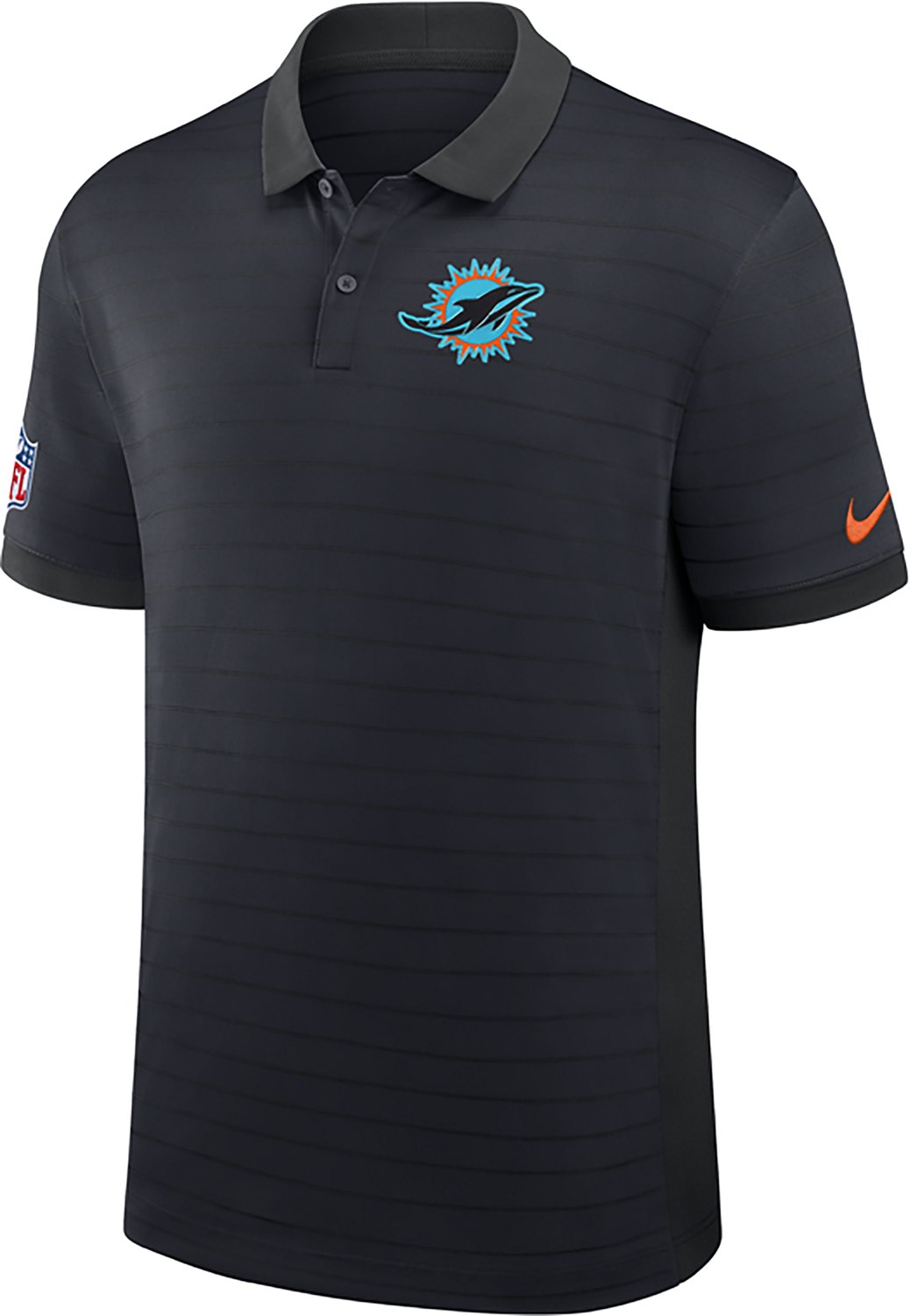 Nike Men's Miami Dolphins Rivalry Victory Stripe Polo Shirt - view number 2