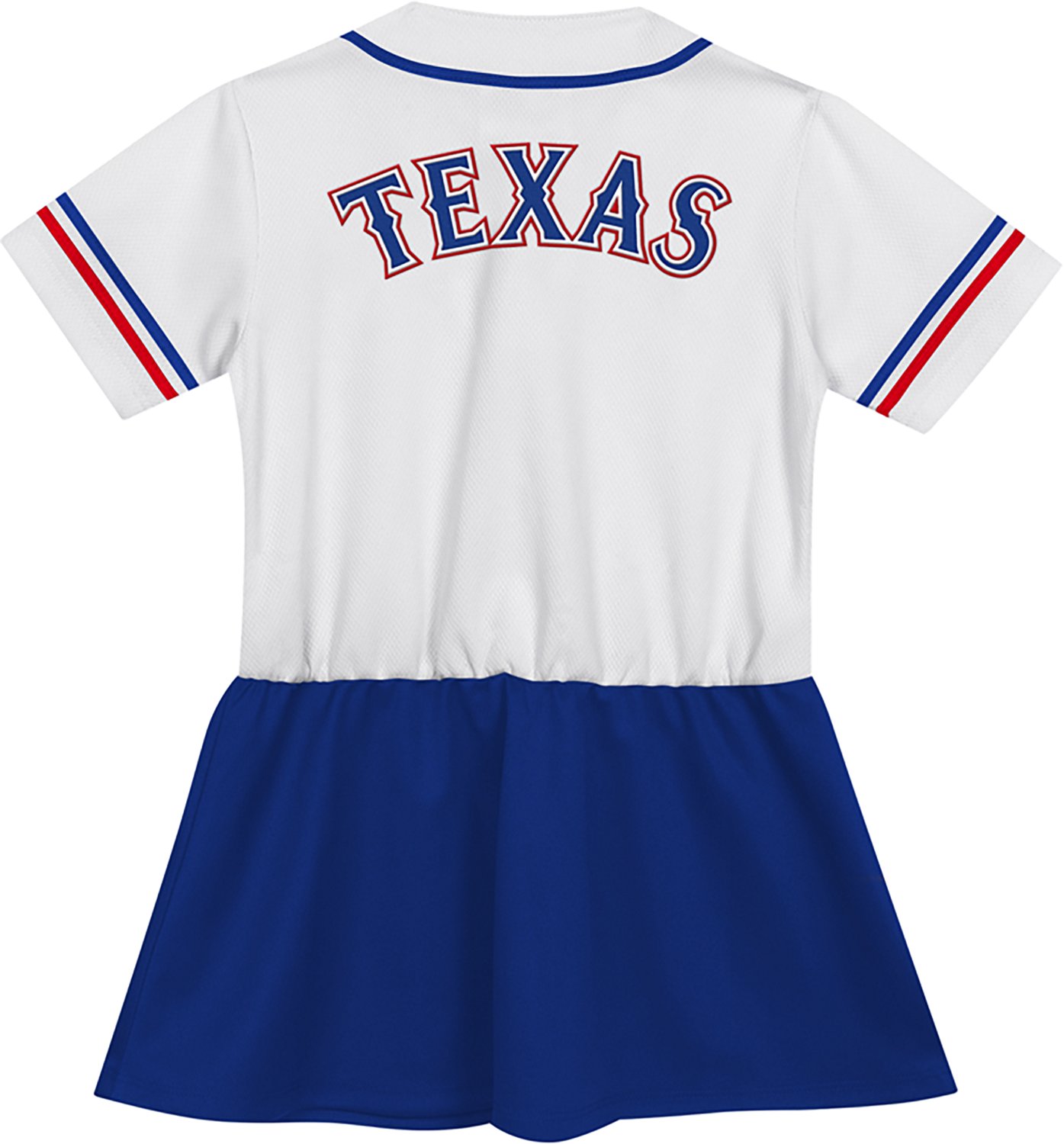 Outerstuff Girls' 4-7 Texas Rangers Curveball Jersey Dress - view number 3