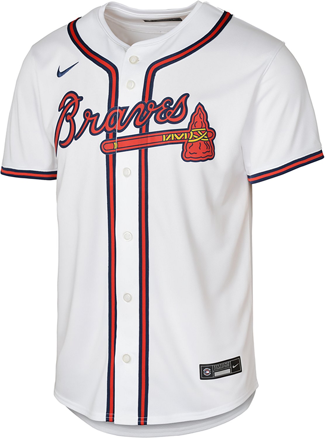 Nike Boys' Atlanta Braves Limited Home Jersey T-shirt - view number 2