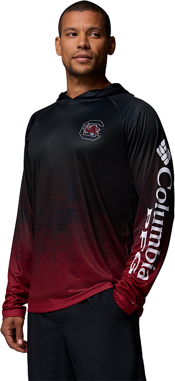 Columbia Sportswear Men's South Carolina Gamecocks Collegiate PFG Super Terminal Tackle Hoodie - view number 5