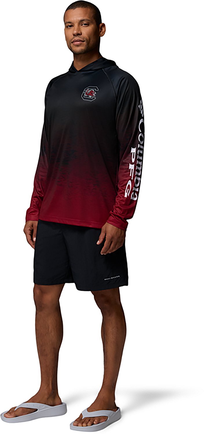 Columbia Sportswear Men's South Carolina Gamecocks Collegiate PFG Super Terminal Tackle Hoodie - view number 6