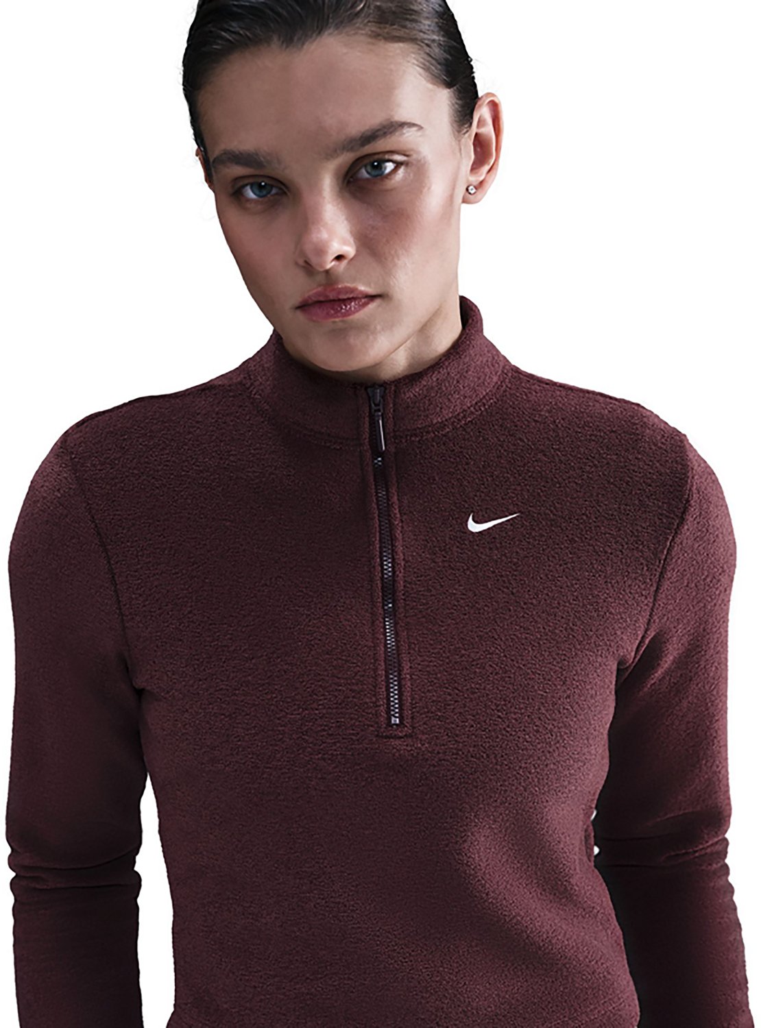 Nike Women's Sportswear Phoenix Plush Long Sleeve Fleece 1/2 Zip Top - view number 3