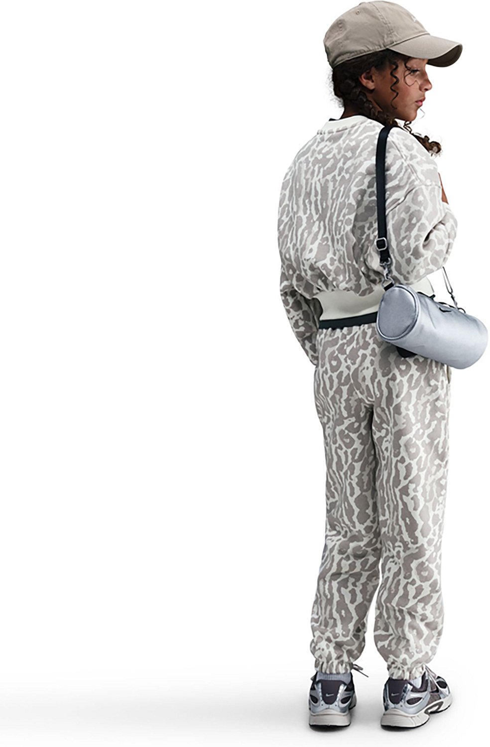 Nike Girls' Sportswear Club Fleece Boxy Crewneck Sweatshirt - view number 2