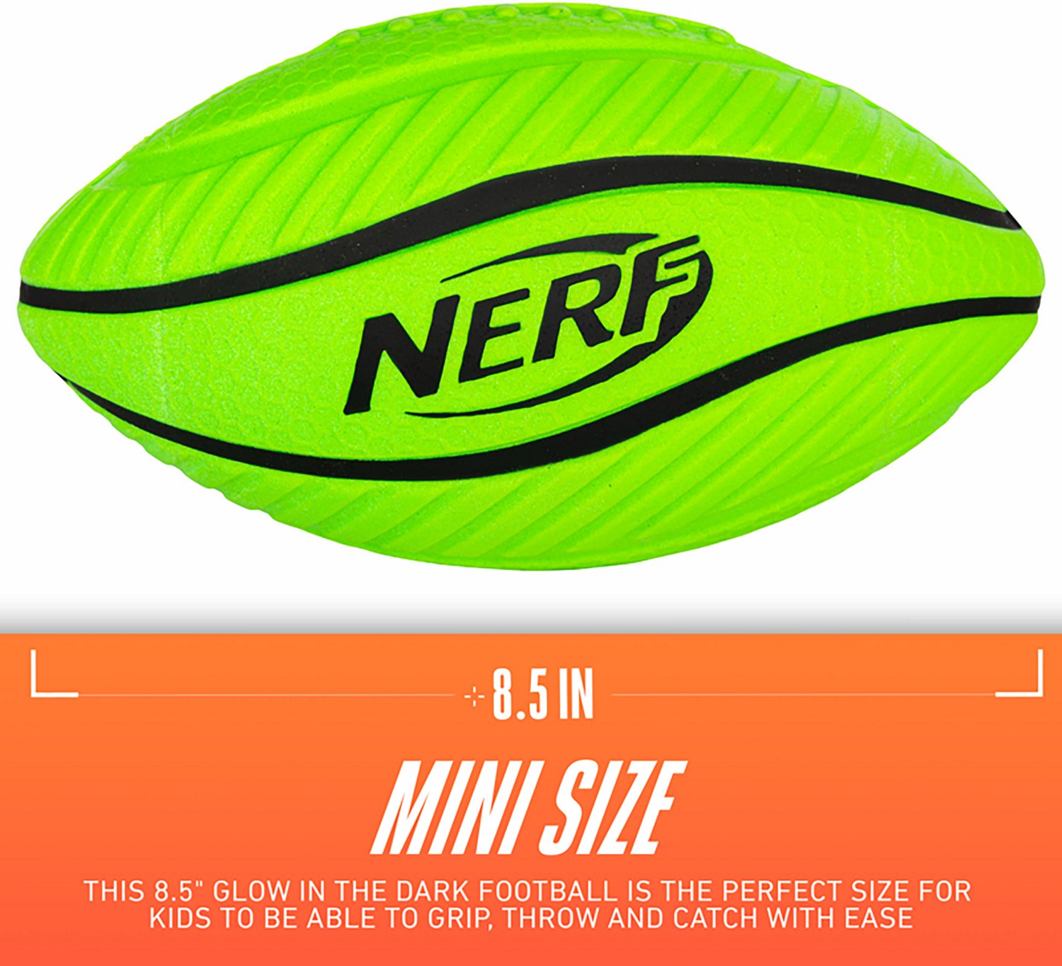 NERF Spiral Glow In The Dark Football                                                                                            - view number 5