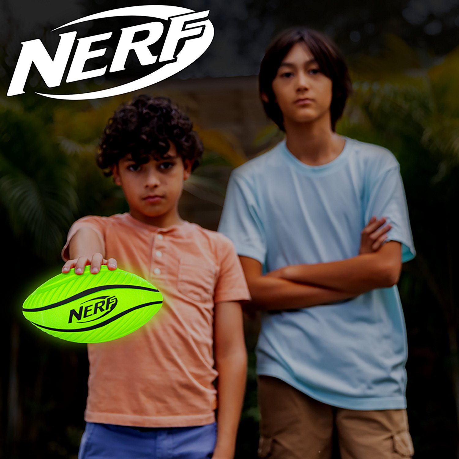 NERF Spiral Glow The Dark Football