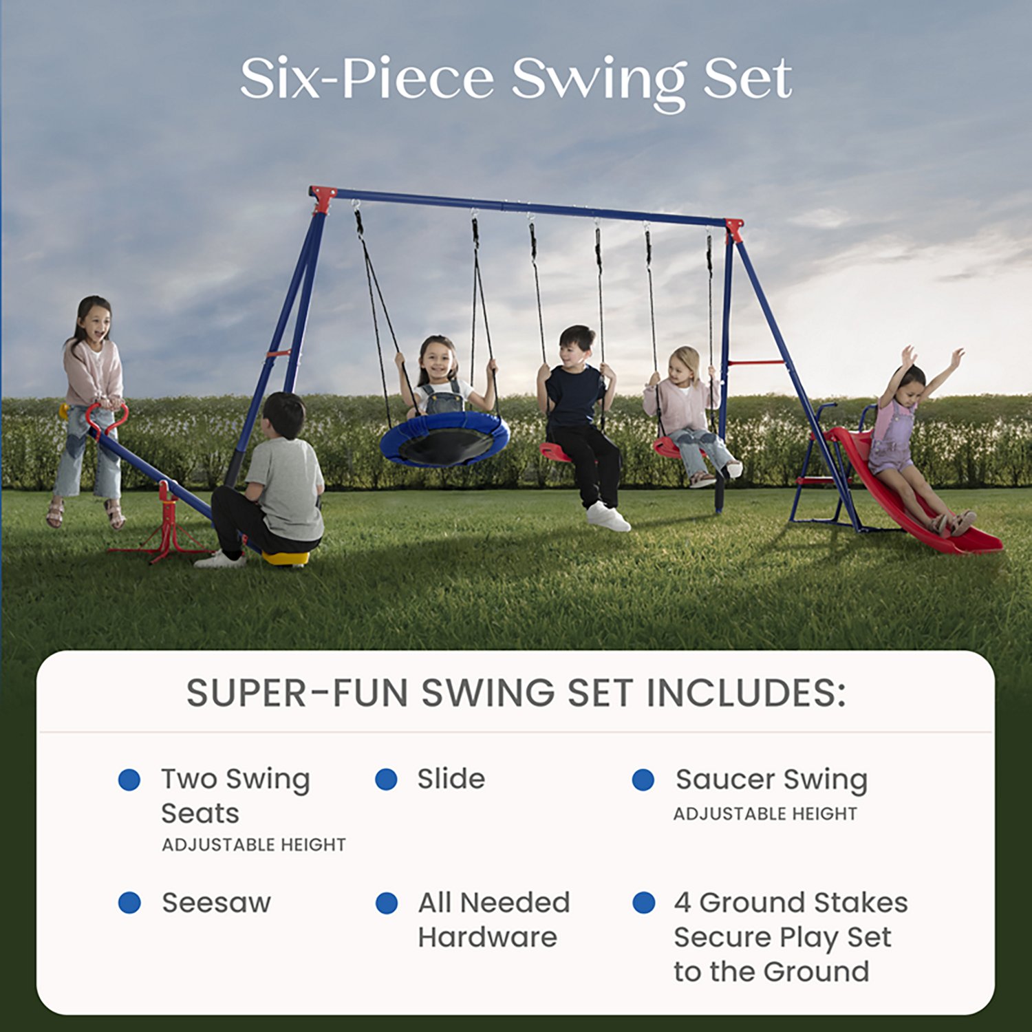 Delta Children FunZone Metal Swing Set - view number 4
