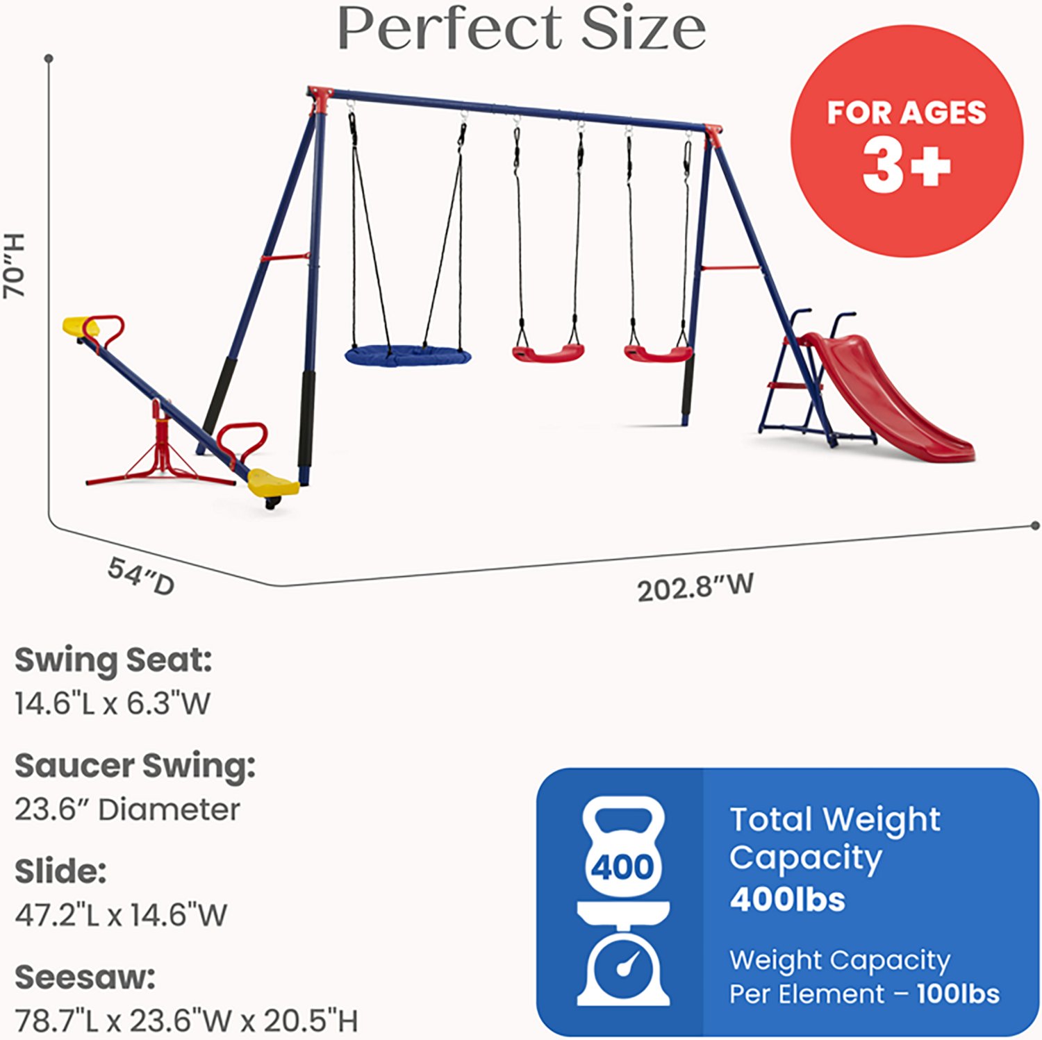 Delta Children FunZone Metal Swing Set - view number 7