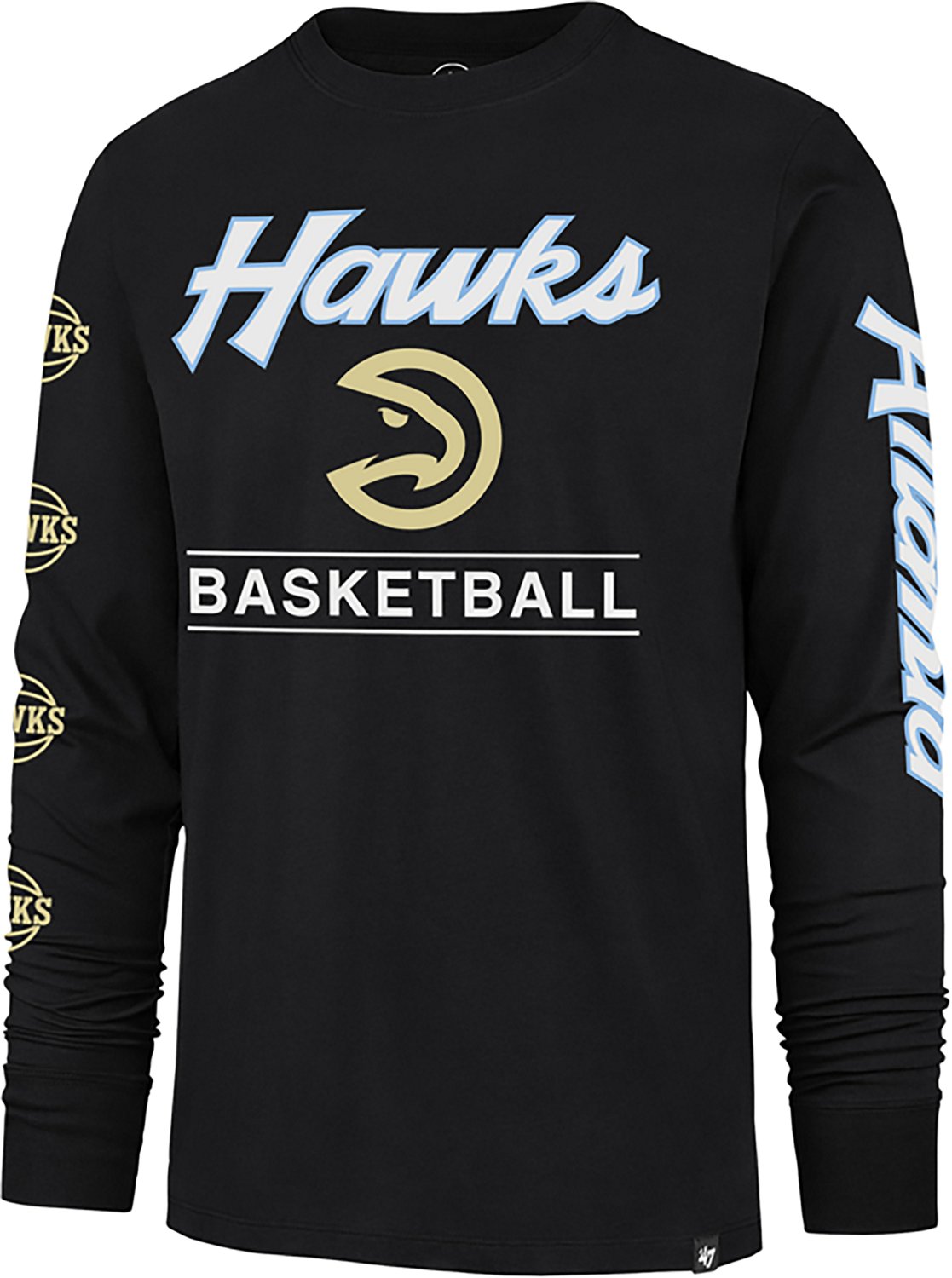 '47 Men's Atlanta Hawks City Edition Triplet Franklin Long Sleeve Shirt