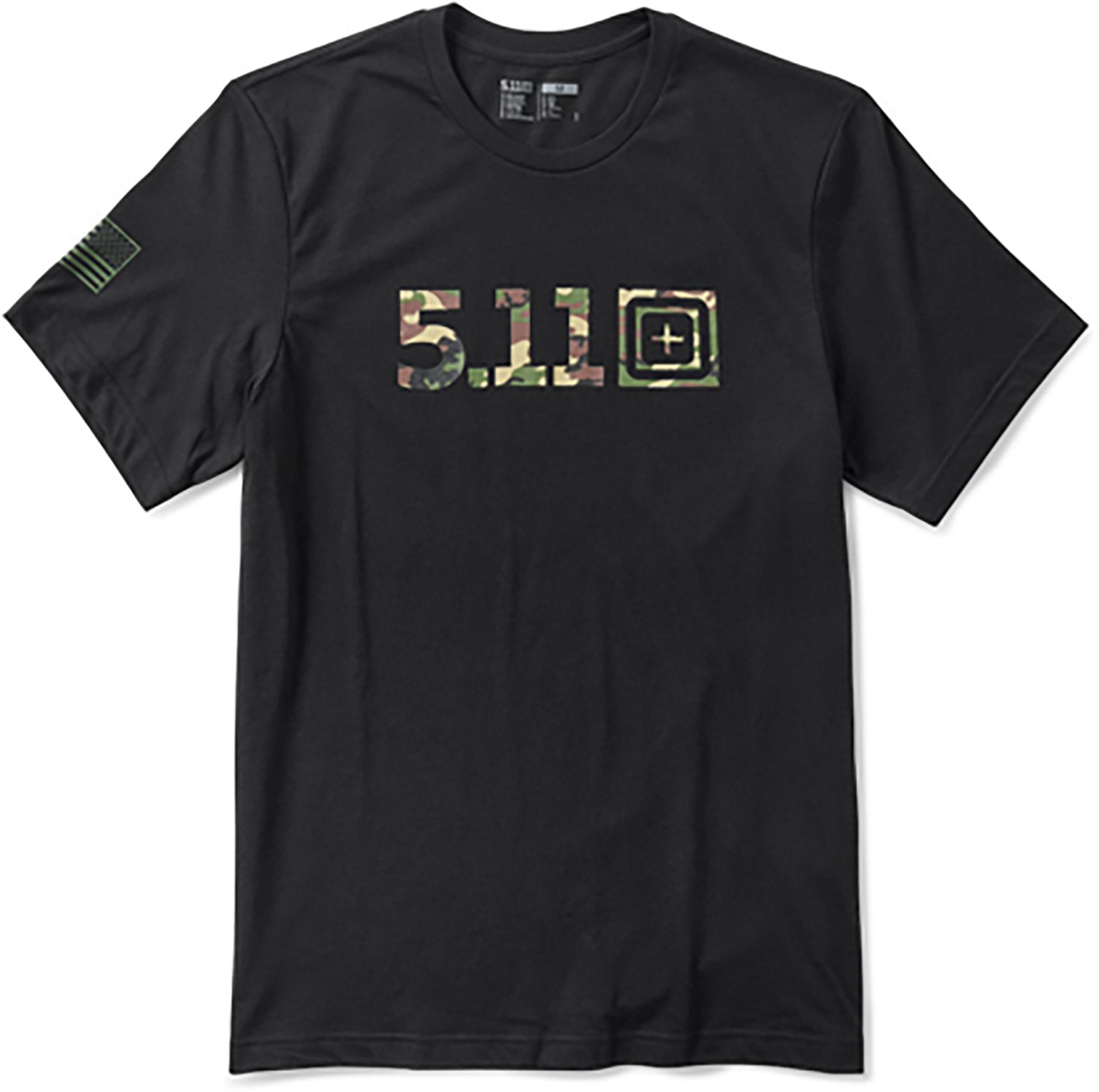 5.11 Tactical Men's Woodland Camo Fill Short Sleeve Shirt