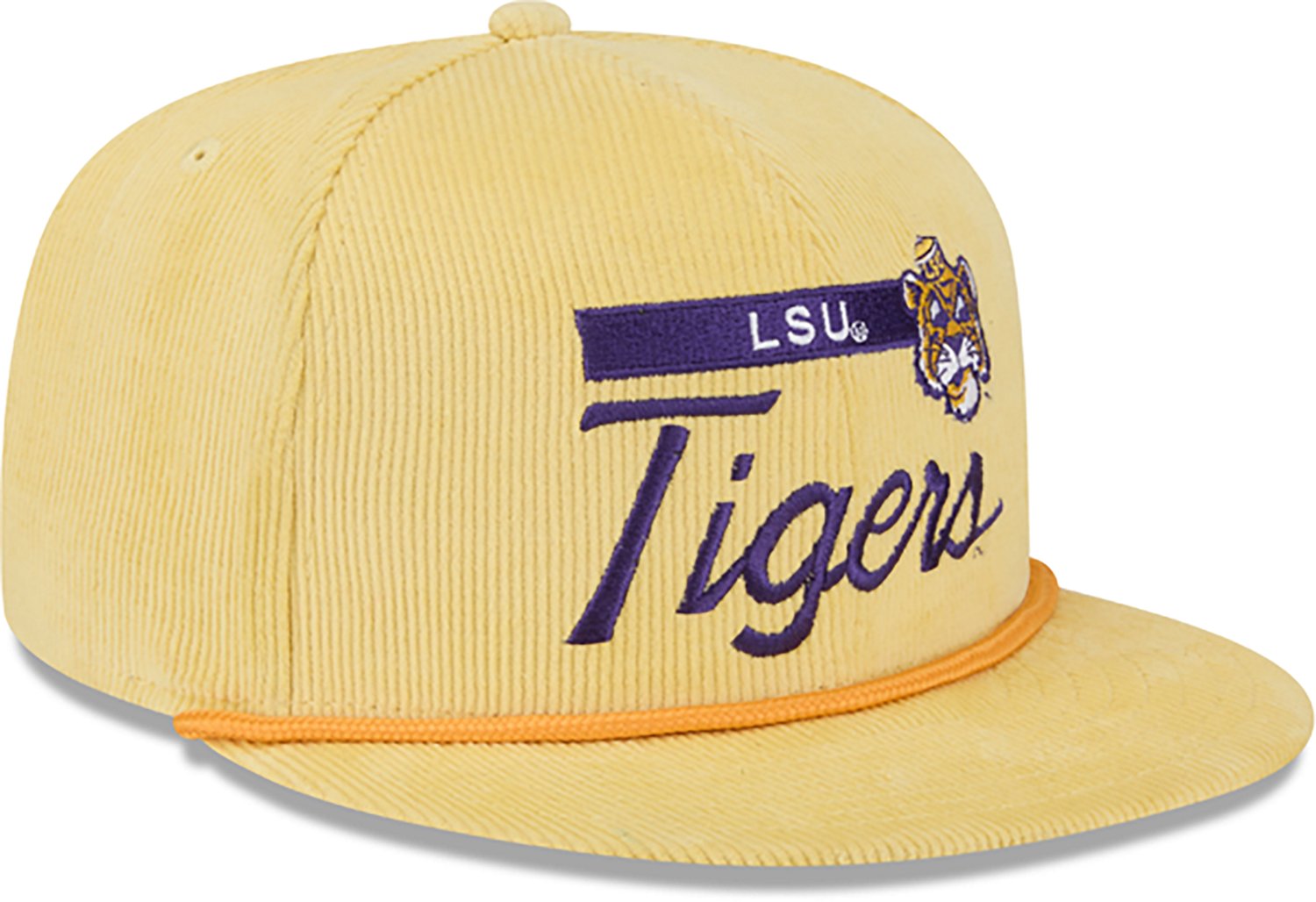 New Era Adults' Louisiana State University Cord Rope Snapback 9FIFTY Cap - view number 3