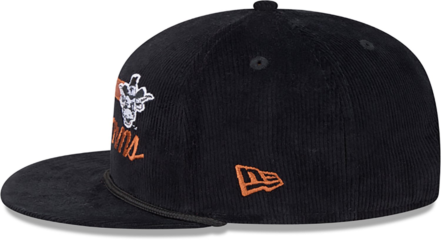 New Era Adults' University of Texas Cord Rope Snapback 9FIFTY Cap - view number 1