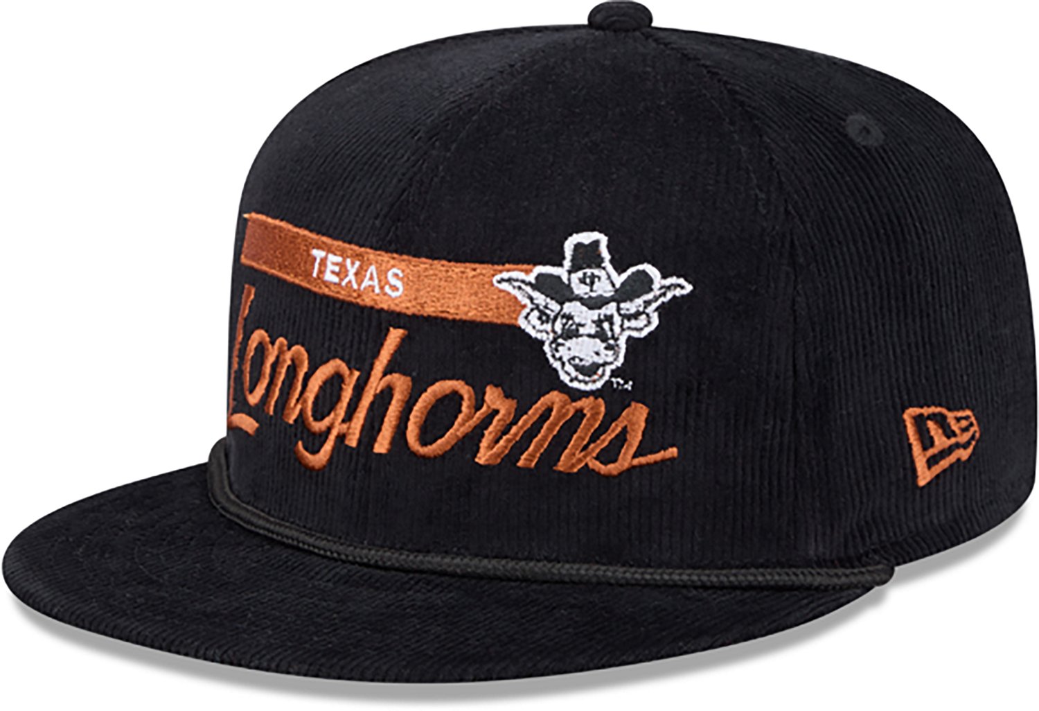 New Era Adults' University of Texas Cord Rope Snapback 9FIFTY Cap - view number 2